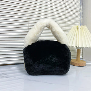 Winter Totes Chain Faux Fur Women's Shoulder Bags Clutch Bags Ladies