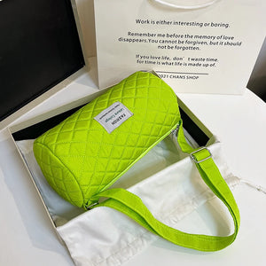 Winter Totes Cylinder Nylon Women's Shoulder Bags Clutch Bags Ladies