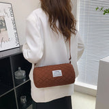 Winter Totes Cylinder Nylon Women's Shoulder Bags Clutch Bags Ladies