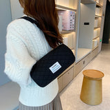 Winter Totes Cylinder Nylon Women's Shoulder Bags Clutch Bags Ladies