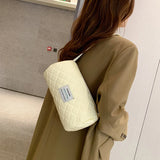 Winter Totes Cylinder Nylon Women's Shoulder Bags Clutch Bags Ladies