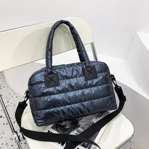 Waterproof Quilted Tote Shoulder Bag for Women Satchel Handbags
