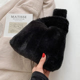 Winter Warm Fur Shoulder Tote Bag Ladies Bolsa Feminina