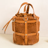 Winter Warm Faux Fur Shoulder Bag Crossbody Tote Bag Ladies Bolsa Feminina