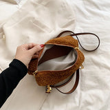 Winter Women Bags Woolen Handbags Crossbody Bags Plush Women Shoulder Bag Purse
