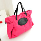Winter Women Down Bag Handbag Cotton-Padded Jacket Shoulder Cross-body Large