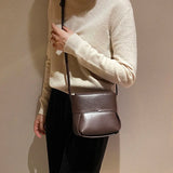 Winter Women Furry Lambswool Crossbody Bags Soft Leather Mini Shoulder Bags