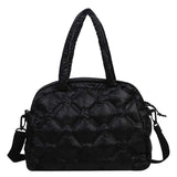 Winter Large Capacity Shoulder Bag for Women Waterproof Nylon