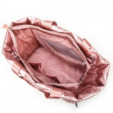 Winter Large Capacity Shoulder Bag Waterproof Nylon Space Pad Down Bag
