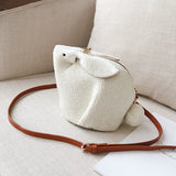 Winter Mini Rabbit Bag Soft Shoulder Messenger Bag