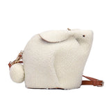 Winter Mini Rabbit Bag Soft Shoulder Messenger Bag