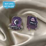 Witch Magic Enamel Pin Custom Halloween Ornament