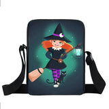 Witchcraft Witch / Cat Messenger Bag Leisure Shoulder Bags Women Handbag