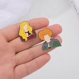 Witches Pins Christmas Horror Night Alloy Enamel Lapel Pin Brooch