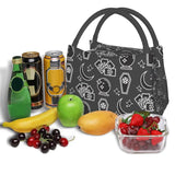 Gothic Rock Coffin Insulated Lunch Bag