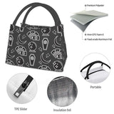Gothic Rock Coffin Insulated Lunch Bag