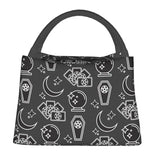 Gothic Rock Coffin Insulated Lunch Bag