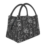 Gothic Rock Coffin Insulated Lunch Bag