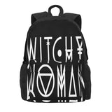 Witchy Woman Backpack Men's Bags Zipper School Girls