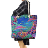 High Capacity Plant Shoulder Bag Thick Rope Casual Handbag For Women