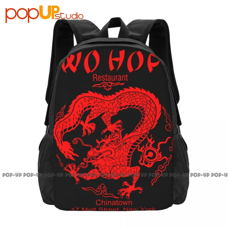 Wo Hop Restaurant Chinatown Mott St York Backpack Large Capacity Style
