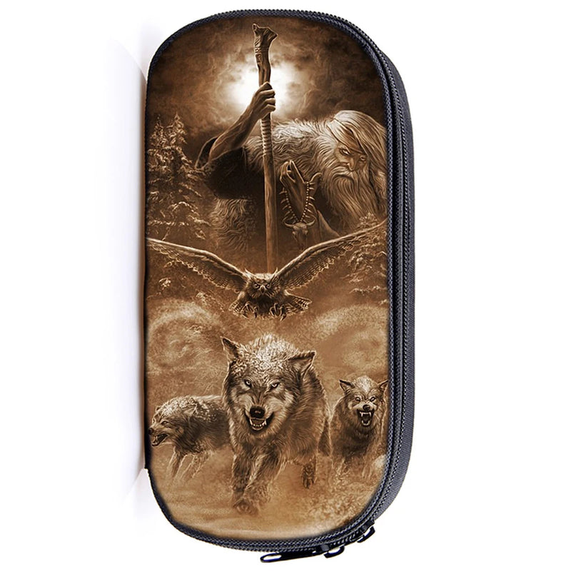Wolf Stationery Bag High Kids Pencil Case