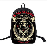 Wolf Husky Printing Backpack Men Women Street Rock Backpack Pug Backpacks
