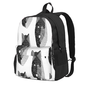 Wolf Mask Backpack Men's Vintage Bag Women's Bag Girls