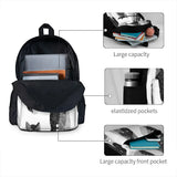 Wolf Mask Backpack Men's Vintage Bag Women's Bag Girls