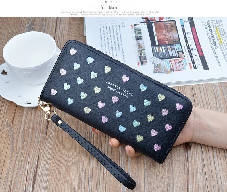 Women's Multi Small Change Wallet Folding Leather Short Wallet