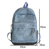 Leather Backpack for Men and Women - Stylish School Bagpack