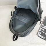 Leather Backpack for Men and Women - Stylish School Bagpack