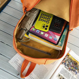 Canvas Backpack Large Capacity School Bag for Girls