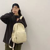 Canvas Backpack Large Capacity School Bag for Girls