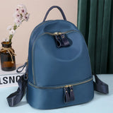 Stylish Waterproof Backpack Portable 20-35L Solid Zipper Breathable Bag