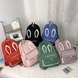 Canvas Lightweight Waterproof Woman Backpacks All-match Travel Bags