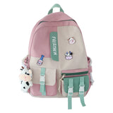 Canvas Lightweight Candy Colors Waterproof Harajuku Backpack