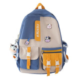 Canvas Lightweight Candy Colors Waterproof Harajuku Backpack