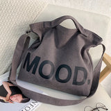 Japanese Literary Canvas Shoulder Bag Large-capacity Tote Bag