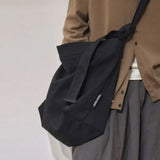 Nylon Tote Bag Crossbody Shoulder High Capacity Travel Handbag