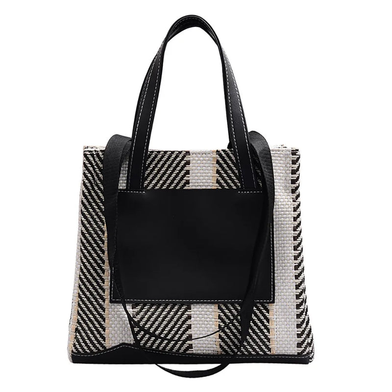 Big Straw Handbag Matching Weaving Sexy Casual