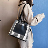Big Straw Handbag Matching Weaving Sexy Casual