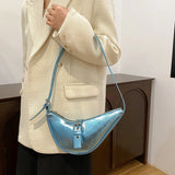 Vintage Moon Shape Mini Shoulder Bag Handbag Small Single Shoulder Clutch