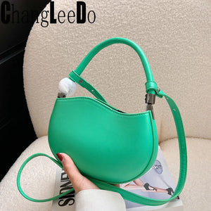 Leather Retro Clutch Purse Crossbody Shoulder Bag