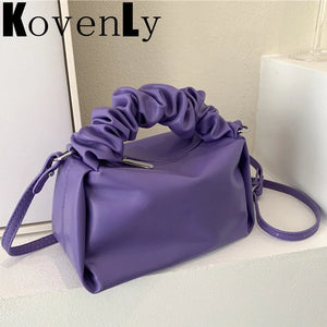 Small Soft Leather Clutch Purse Crossbody Shoulder Bag