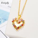 24k Plated Heart Necklace & Earring Set