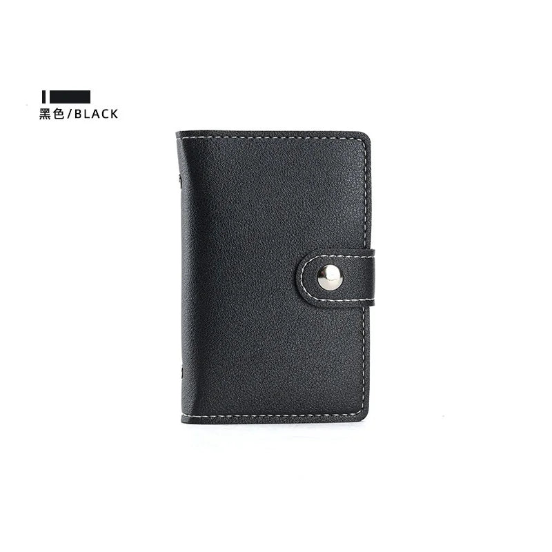 Lychee Driver's Leather Card Wallet Mini Purse