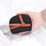 Woman Card Wallet High Cow Leather Zipper Card Cover Credit Card Wallet