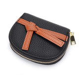 Woman Card Wallet High Cow Leather Zipper Card Cover Credit Card Wallet