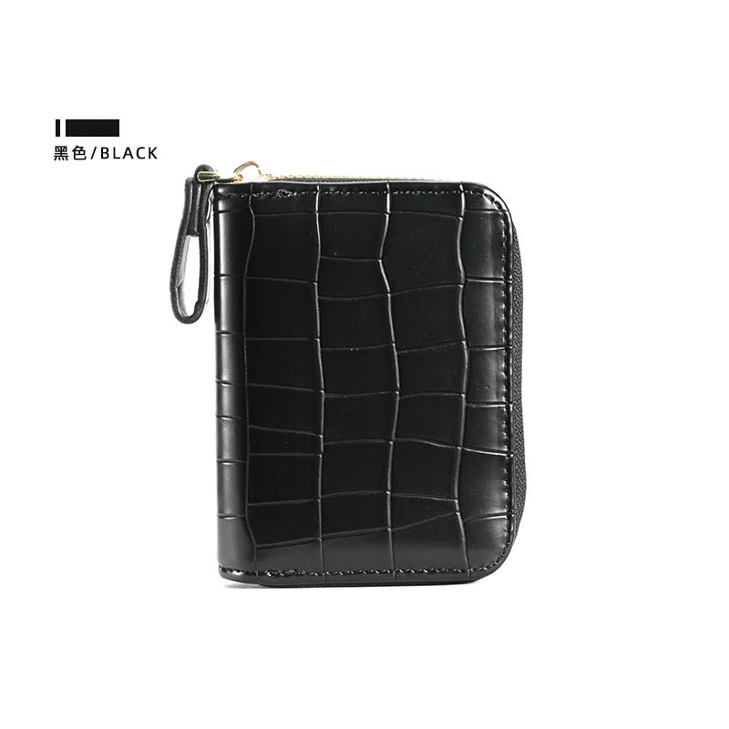 Stone Pattern Card Wallet for Women